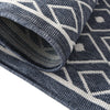 Seaside Lattice Collection Area Rug - Brighton Rectangle Navy Blue  lifestyle 58