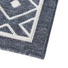 Seaside Lattice Collection Area Rug - Brighton Rectangle Navy Blue  lifestyle 62