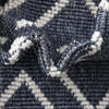Seaside Lattice Collection Area Rug - Brighton Rectangle Navy Blue  lifestyle 67