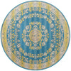 Patio Elegance Collection Area Rug -  Retreat Round Blue  lifestyle 10