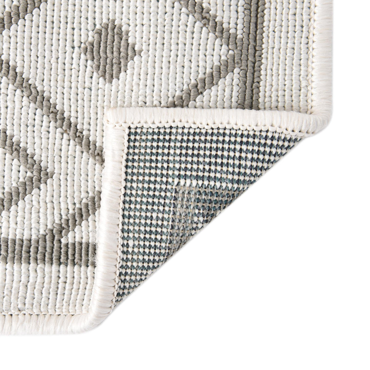 Seaside Lattice Collection Area Rug - Brighton Rectangle Ivory  lifestyle 72
