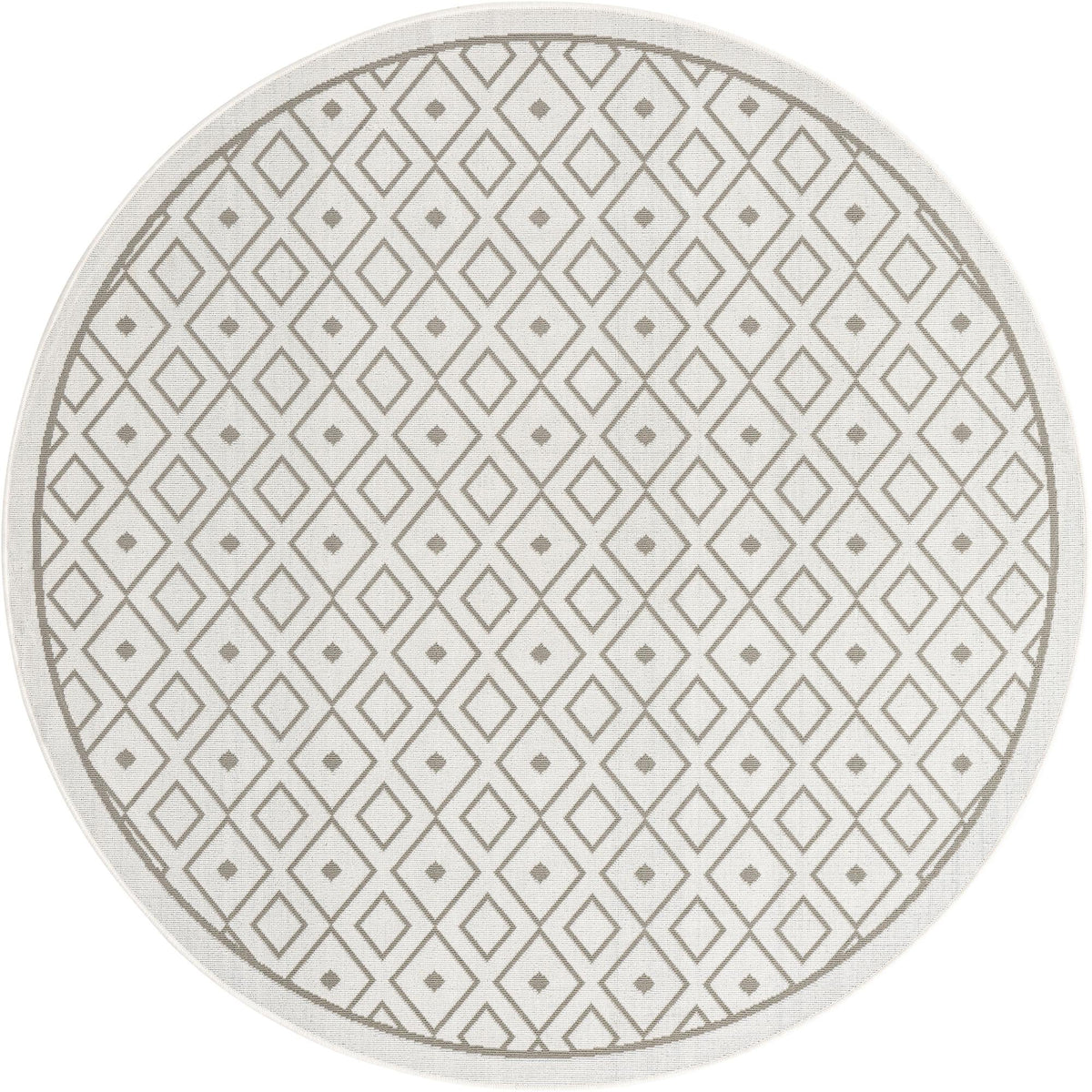 Savannah Pergola Collection Area Rug - Grove Round Ivory  lifestyle 37