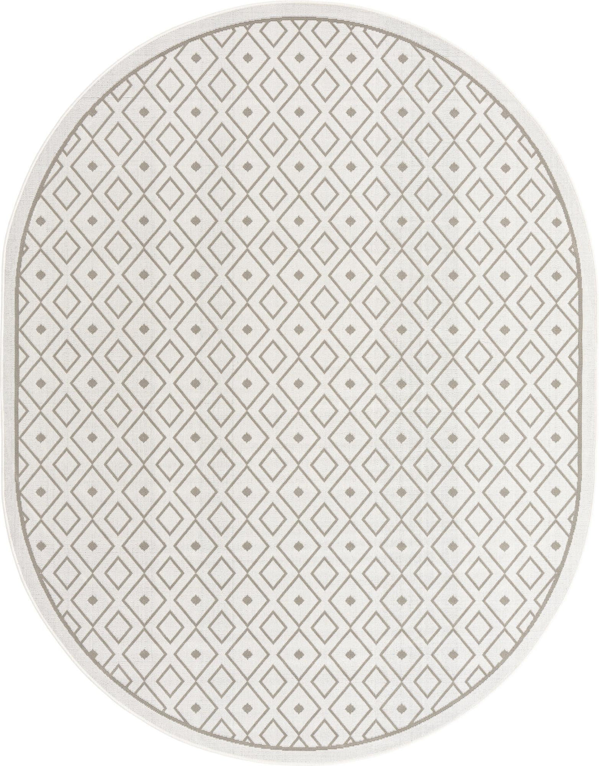 Savannah Pergola Collection Area Rug - Grove Oval Ivory  lifestyle 36