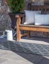 Seaside Lattice Collection Area Rug -  Hastings Runner Navy Blue  lifestyle 78