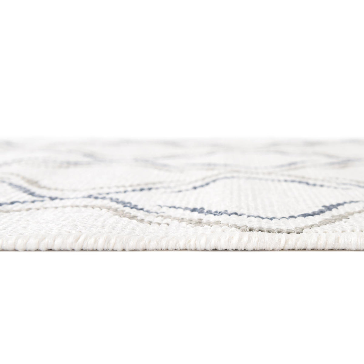 Seaside Lattice Collection Area Rug -  Hastings Rectangle Ivory  lifestyle 33