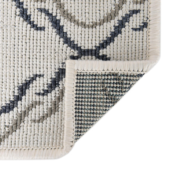 Seaside Lattice Collection Area Rug -  Hastings Rectangle Ivory  lifestyle 42