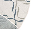 Seaside Lattice Collection Area Rug -  Hastings Round Ivory  lifestyle 140