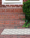 Seaside Lattice Collection Area Rug -  Hastings Runner Ivory  lifestyle 88