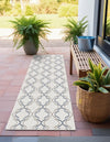 Seaside Lattice Collection Area Rug -  Hastings Runner Ivory  lifestyle 104