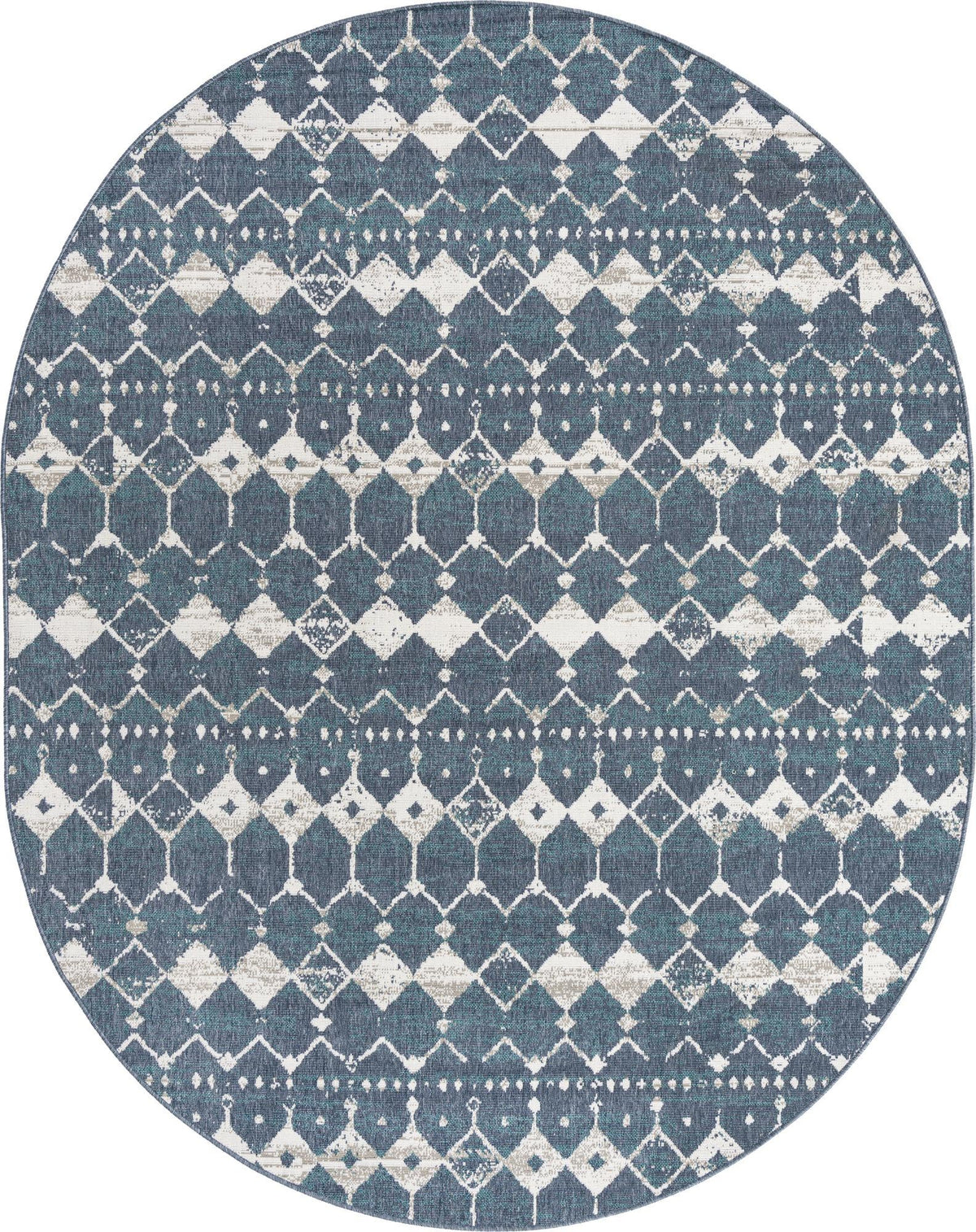Savannah Pergola Collection Area Rug -  Dune Oval Navy Blue  lifestyle 62