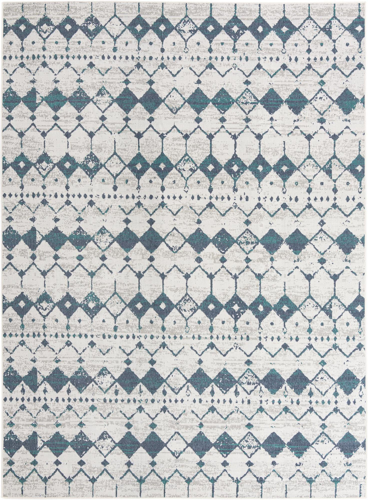 Savannah Pergola Collection Area Rug -  Dune Rectangle Ivory and Blue  lifestyle 3