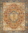 Patio Heritage Collection Area Rug -  Haven Rectangle Rust Red  lifestyle 3