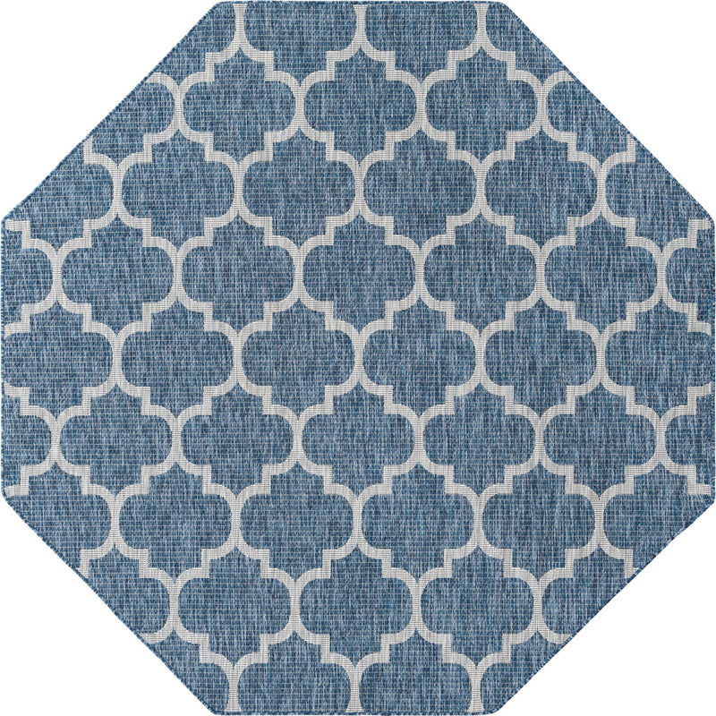 Savannah Pergola Collection Area Rug - Arbor (Navy Blue) Octagon Navy Blue  lifestyle 20