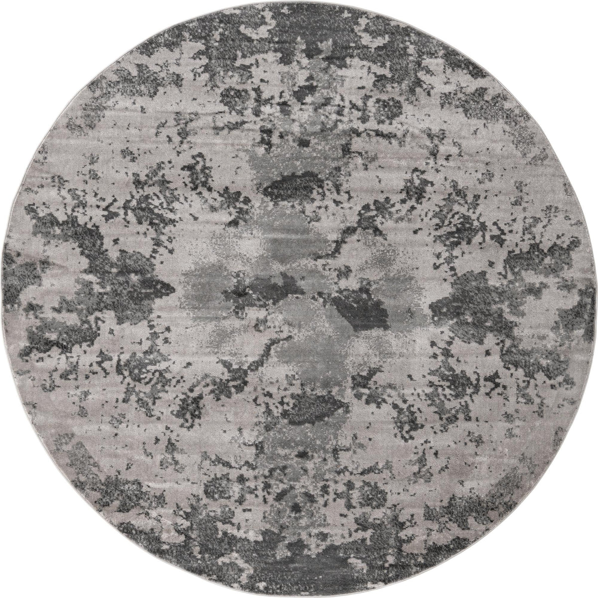 Urban Oasis Collection Area Rug -  Greenwich Round Light Gray  lifestyle 16