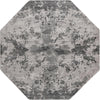Urban Oasis Collection Area Rug -  Greenwich Octagon Light Gray  lifestyle 19