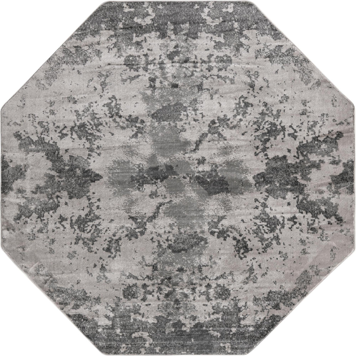 Urban Oasis Collection Area Rug -  Greenwich Octagon Light Gray  lifestyle 19