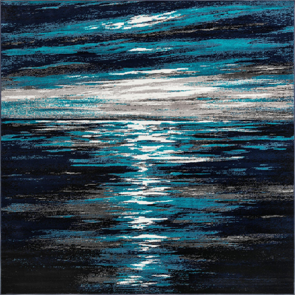 Urban Oasis Collection Area Rug -  Flushing Square Navy Blue  lifestyle 20