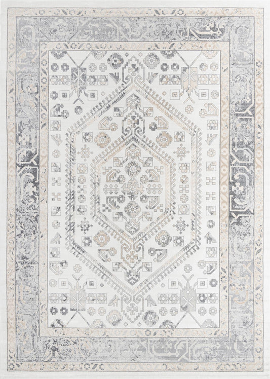 Adriana Terrace Collection Area Rug - Capri (Ivory) Rectangle Ivory Main