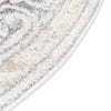 Adriana Terrace Collection Area Rug - Capri (Ivory) Oval Ivory  lifestyle 28