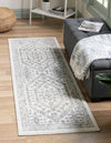 Adriana Terrace Collection Area Rug - Capri (Ivory) Runner Ivory  lifestyle 11