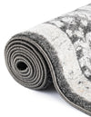 Adriana Terrace Collection Area Rug - Capri (Charcoal) Octagon Charcoal  lifestyle 33