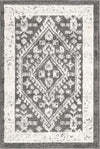 Adriana Terrace Collection Area Rug - Capri (Charcoal) Rectangle Charcoal Gray  lifestyle 2