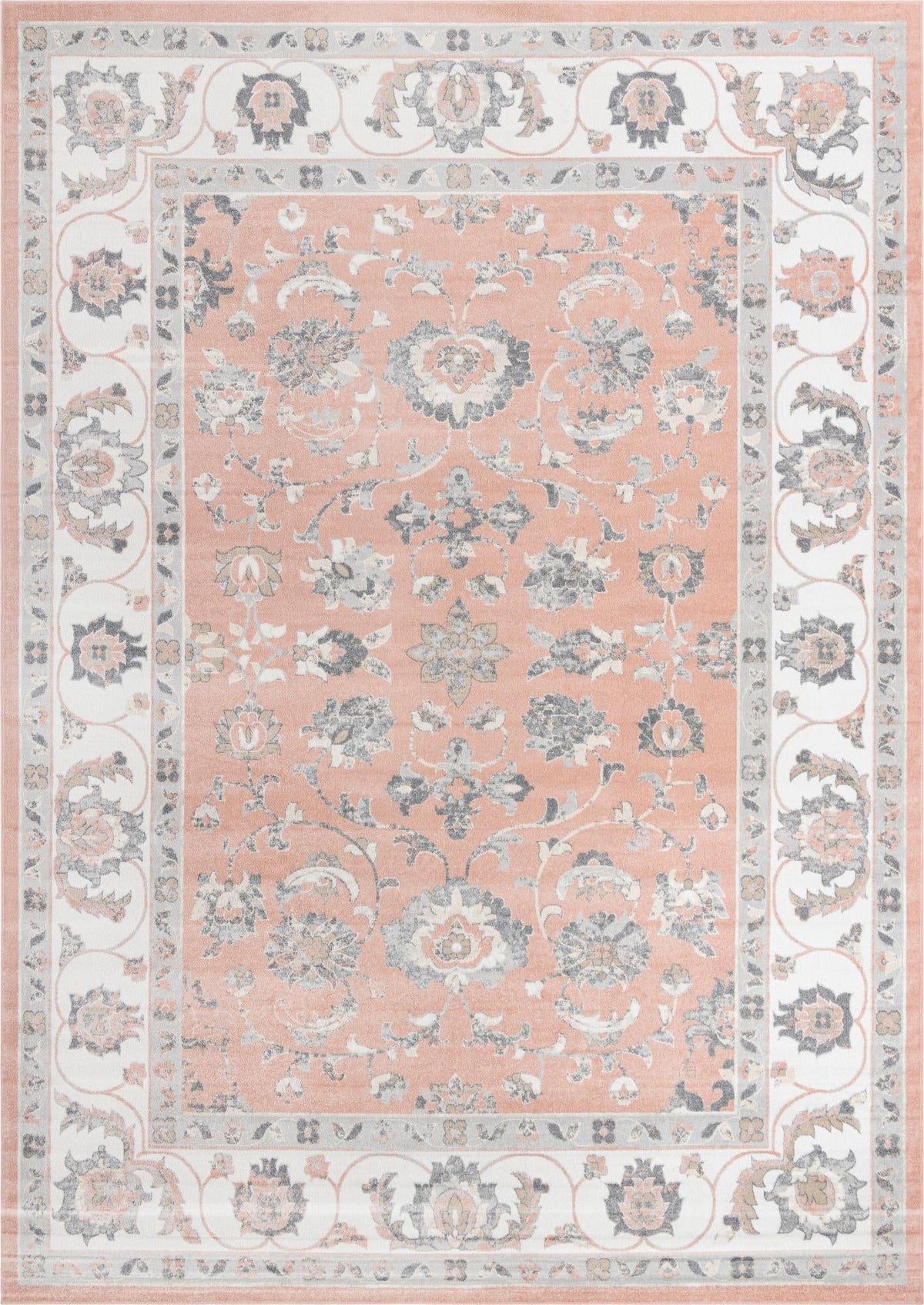 Adriana Terrace Collection Area Rug -  Positano (Rose) Rectangle Rose Main