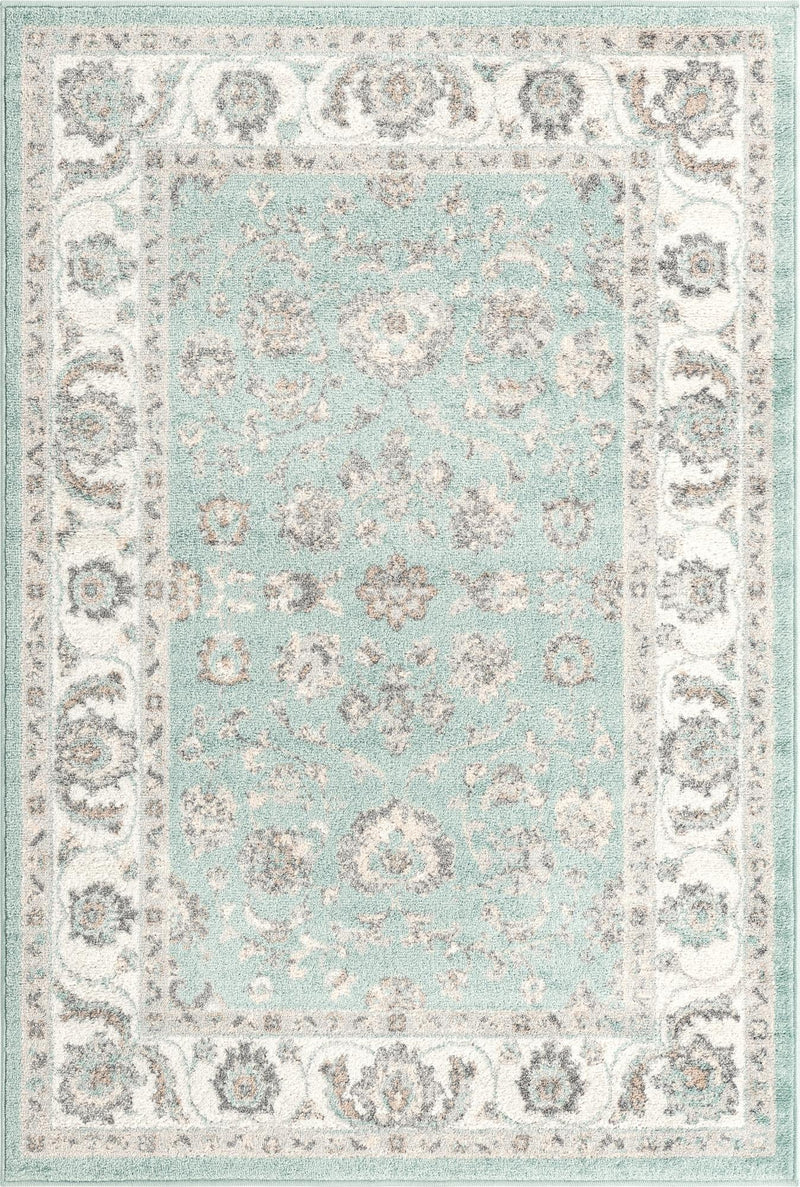 Adriana Terrace Collection Area Rug -  Positano (Aqua) Rectangle Aqua  lifestyle 2