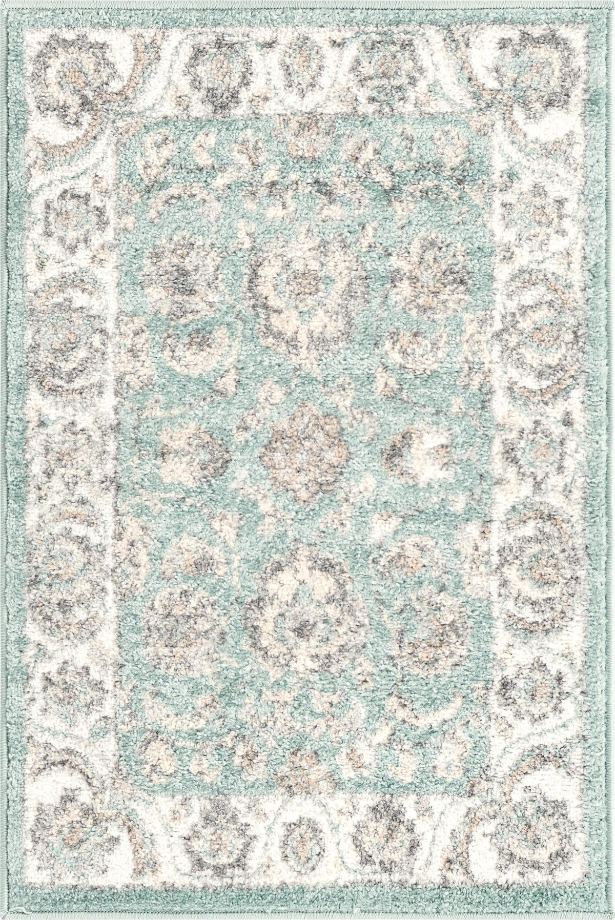 Adriana Terrace Collection Area Rug -  Positano (Aqua) Rectangle Aqua Blue  lifestyle 3