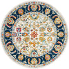 Adriana Terrace Collection Area Rug -  Positano (Multi) Round Multi  lifestyle 5