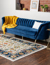 Adriana Terrace Collection Area Rug -  Positano (Multi) Rectangle Multi  lifestyle 4