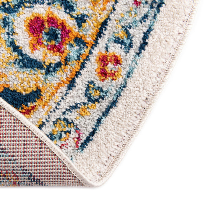 Adriana Terrace Collection Area Rug -  Positano (Multi) Oval Multi  lifestyle 40