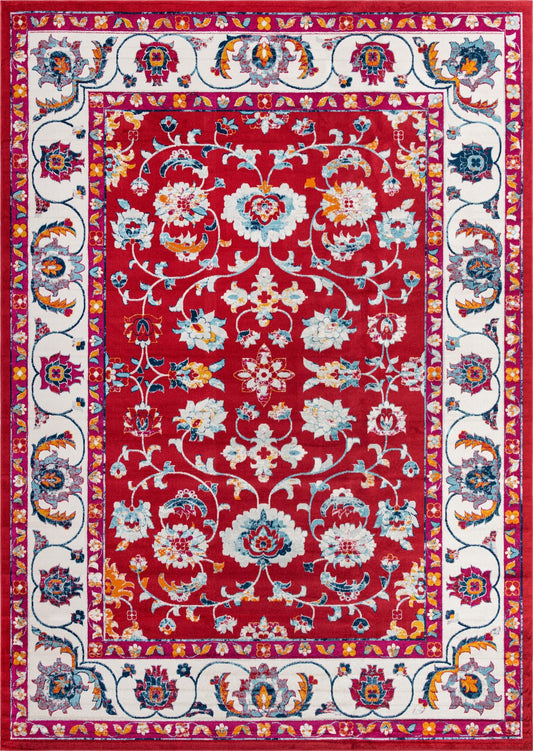 Adriana Terrace Collection Area Rug -  Positano (Magenta) Rectangle Magenta Main