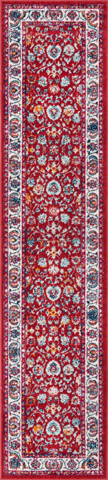 Adriana Terrace Collection Area Rug -  Positano (Magenta) Runner Magenta  lifestyle 6
