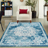 Beverly Grove Collection Area Rug - Melrose (Navy Blue) Rectangle Navy Blue  lifestyle 15