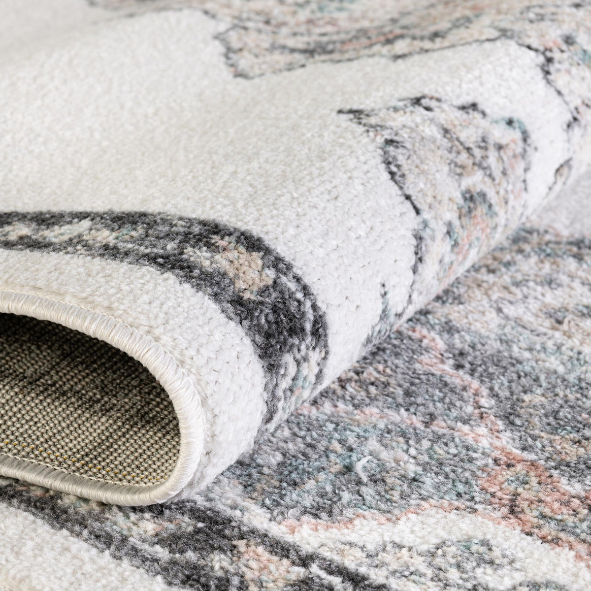 Beverly Grove Collection Area Rug - Melrose (Ivory) Rectangle Ivory  lifestyle 5