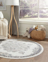 Beverly Grove Collection Area Rug - Melrose (Ivory) Round Ivory  lifestyle 19