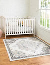 Beverly Grove Collection Area Rug - Melrose (Ivory) Square Ivory  lifestyle 20