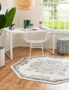 Beverly Grove Collection Area Rug - Melrose (Ivory) Octagon Ivory  lifestyle 22