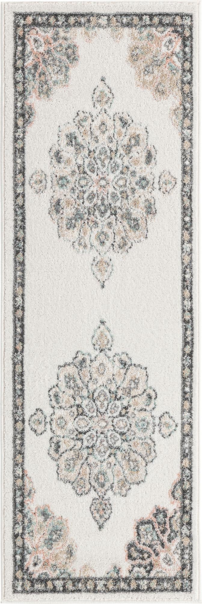 Beverly Grove Collection Area Rug - Melrose (Ivory) Runner Ivory  lifestyle 13