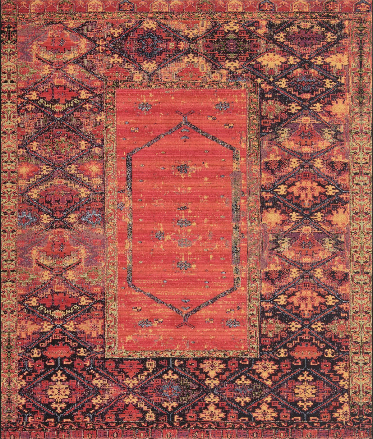 Safari Escape Rugs Collection Area Rug - Serengeti Rectangle Multi Main