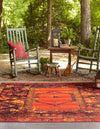 Safari Escape Rugs Collection Area Rug - Serengeti Square Multi  lifestyle 23
