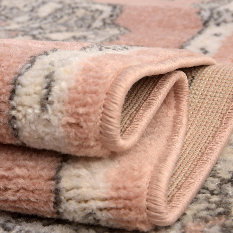 Beverly Grove Collection Area Rug - Melrose (Rose) Rectangle Rose  lifestyle 11