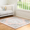 Beverly Grove Collection Area Rug - Melrose (Rose) Square Rose  lifestyle 86