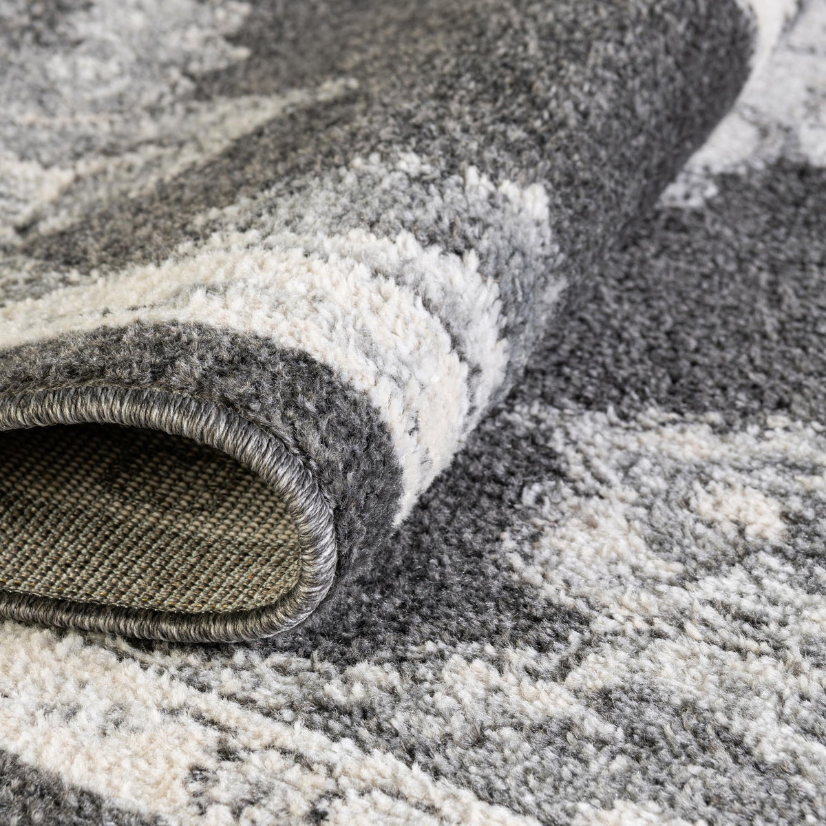 Beverly Grove Collection Area Rug - Melrose (Charcoal) Rectangle Charcoal  lifestyle 5