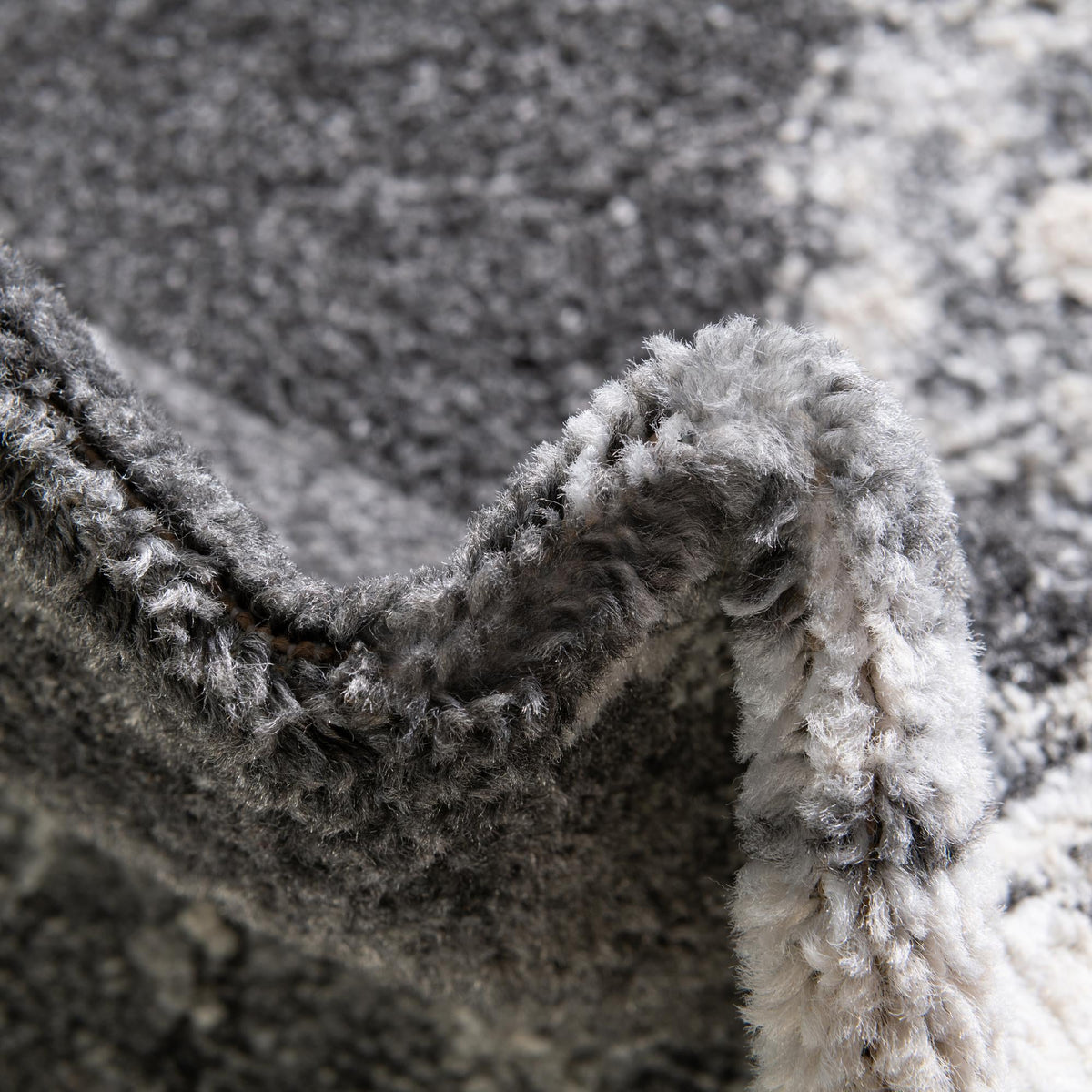 Beverly Grove Collection Area Rug - Melrose (Charcoal) Rectangle Charcoal  lifestyle 7