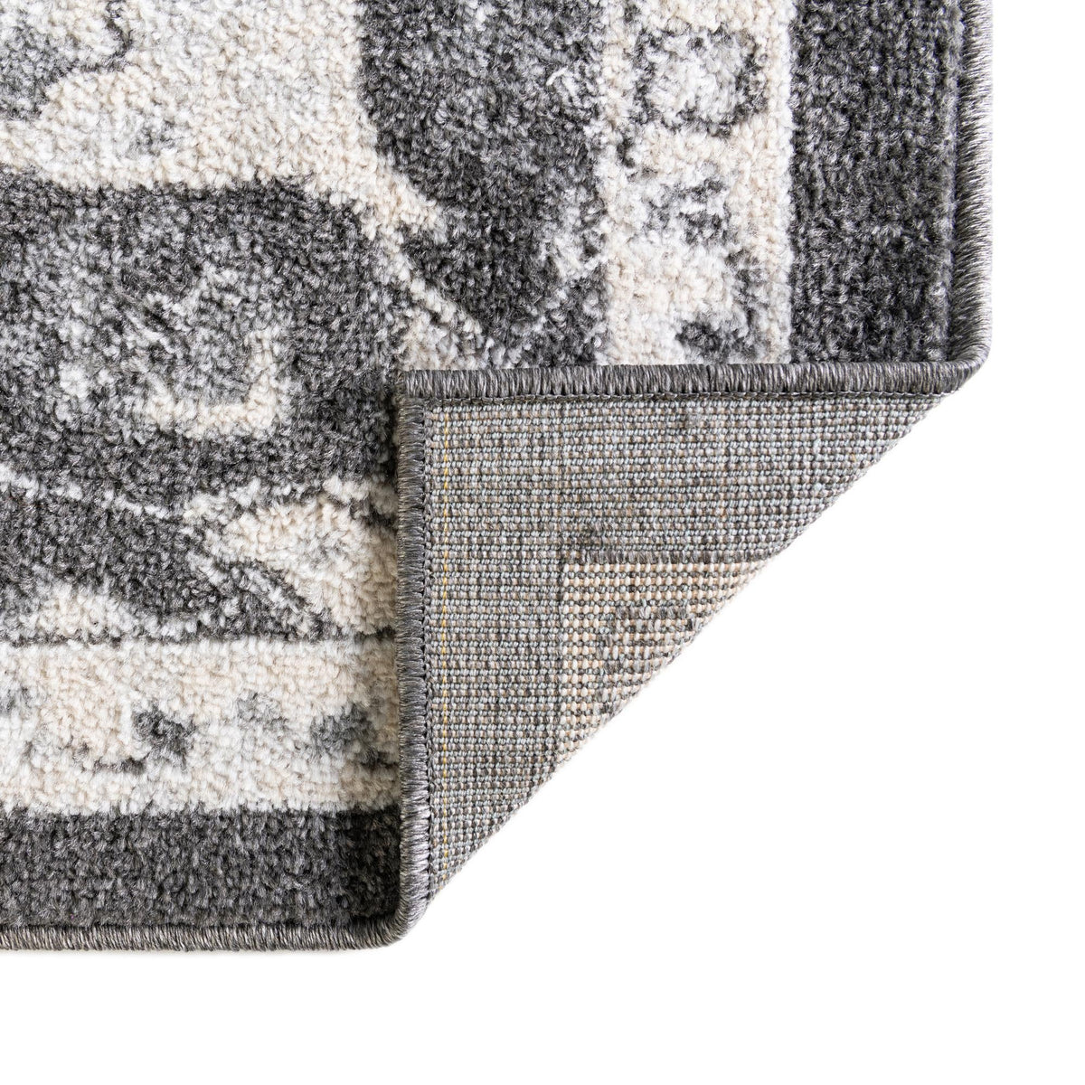 Beverly Grove Collection Area Rug - Melrose (Charcoal) Rectangle Charcoal  lifestyle 8