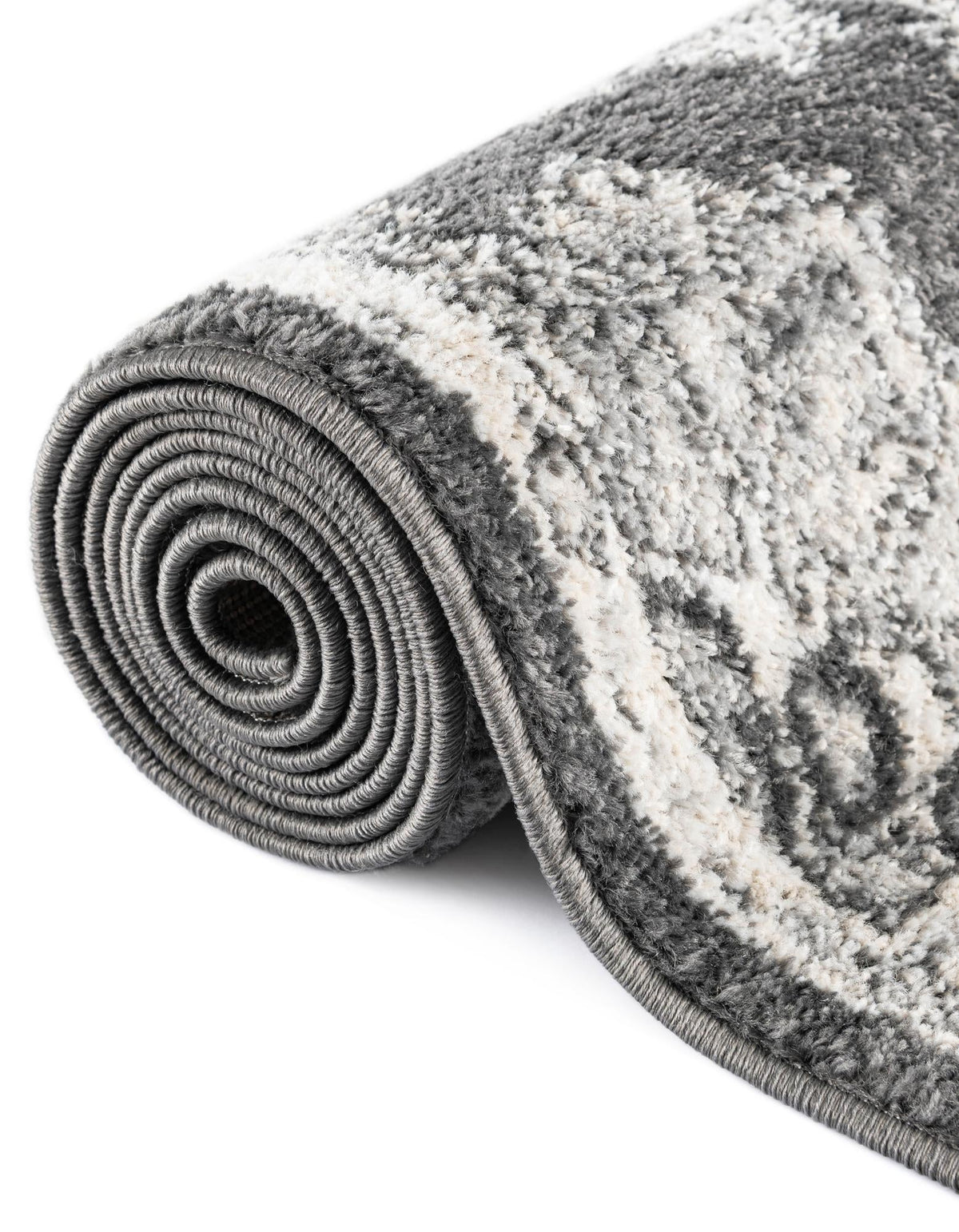 Beverly Grove Collection Area Rug - Melrose (Charcoal) Octagon Charcoal  lifestyle 28