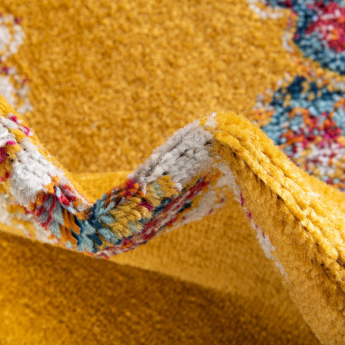 Beverly Grove Collection Area Rug - Melrose (Yellow) Rectangle Yellow  lifestyle 7