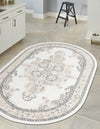 Beverly Grove Collection Area Rug -  Fairfax (Ivory) Oval Ivory  lifestyle 16